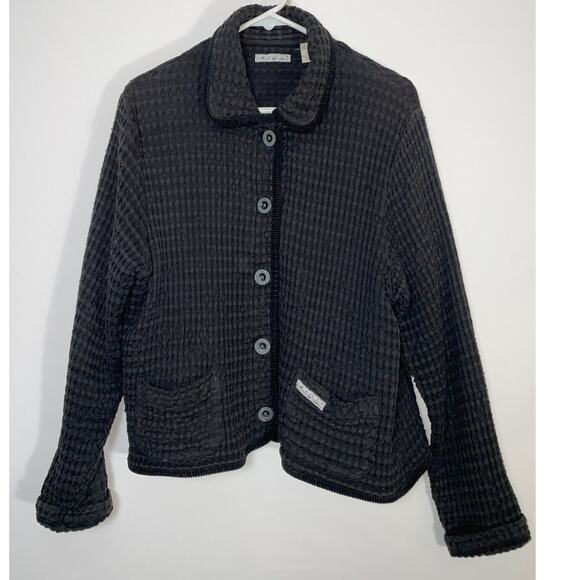 Mod-O-Doc Signature Waffle Material Jacket - Women's Size 2 -  Made in Hong Kong - Picture 1 of 8